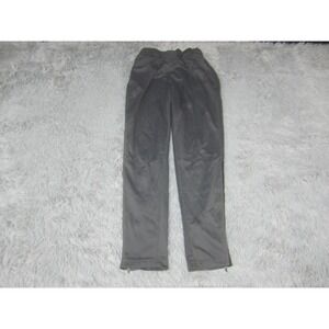 Spalding Boys Sweatpants Large Gray Tapered Pants Ankle Zip Jogger w/Pockets